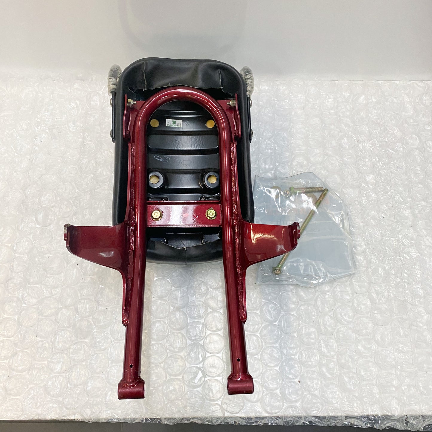 Royal Enfield Classic Pillion Passenger Seat Kit , Maroon 597449