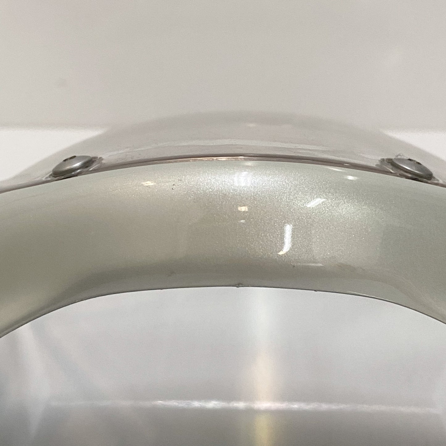 Ducati Monster 696/1100 Pearl White Headlight Cowling & Windshield 48110261AW/48710261B USED