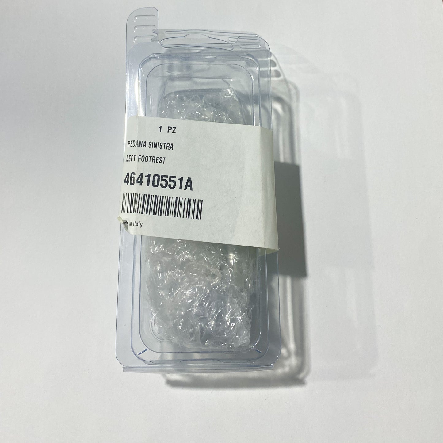 DUCATI LH FOOTPEG 1198S/09. FOOT PEG (REAR) (L.H.). 46410551A