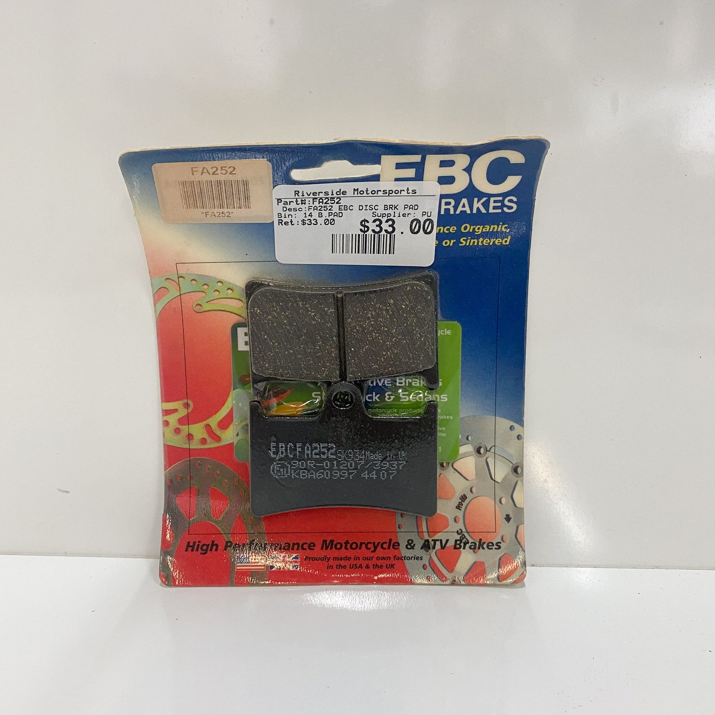 EBC FA252 Front Brake Pads