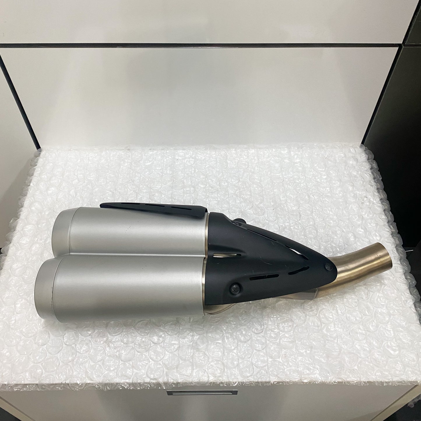 Ducati Diavel '11-'13 Stock Exhaust & Heat Shields 57321081A USED