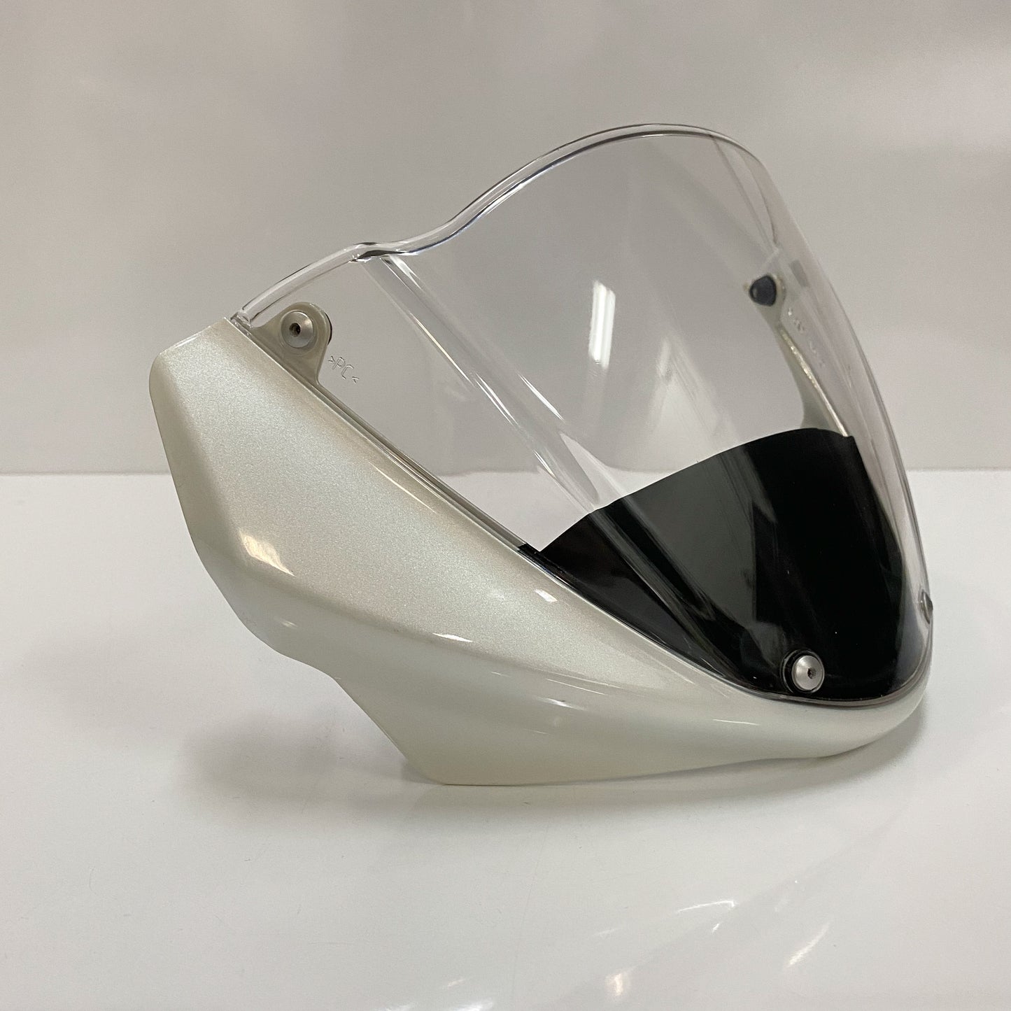 Ducati Monster 696/1100 Pearl White Headlight Cowling & Windshield 48110261AW/48710261B USED