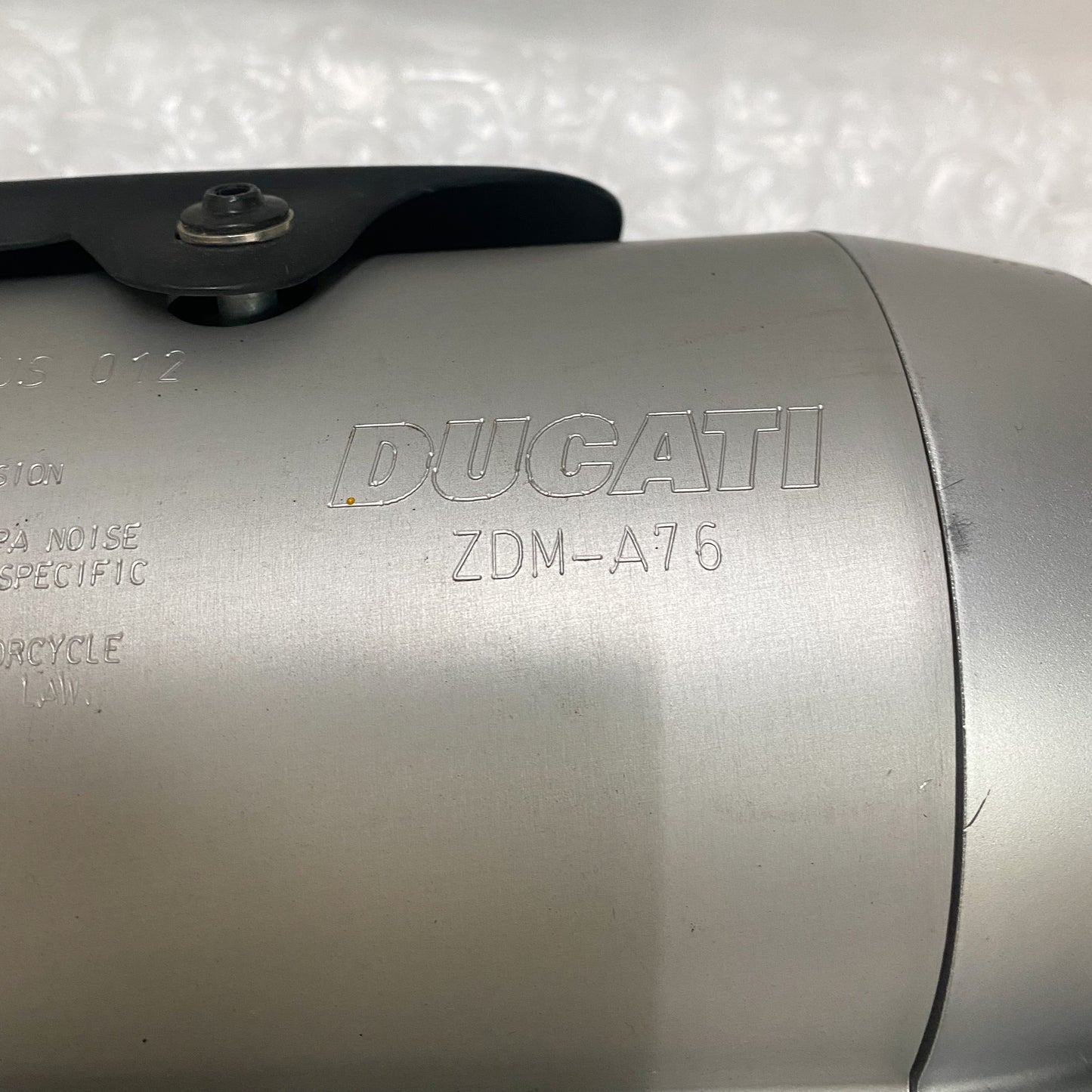 Ducati Diavel '11-'13 Stock Exhaust & Heat Shields 57321081A USED