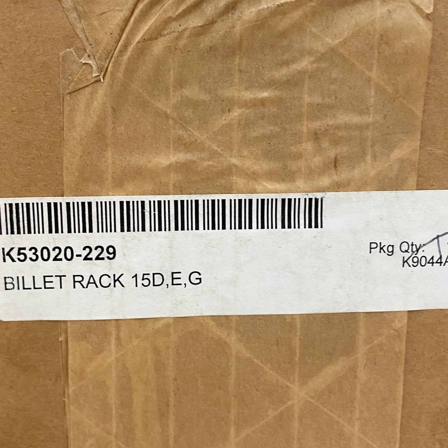 Kawasaki Billet Rack 15D, E, G K53020-229 NOS