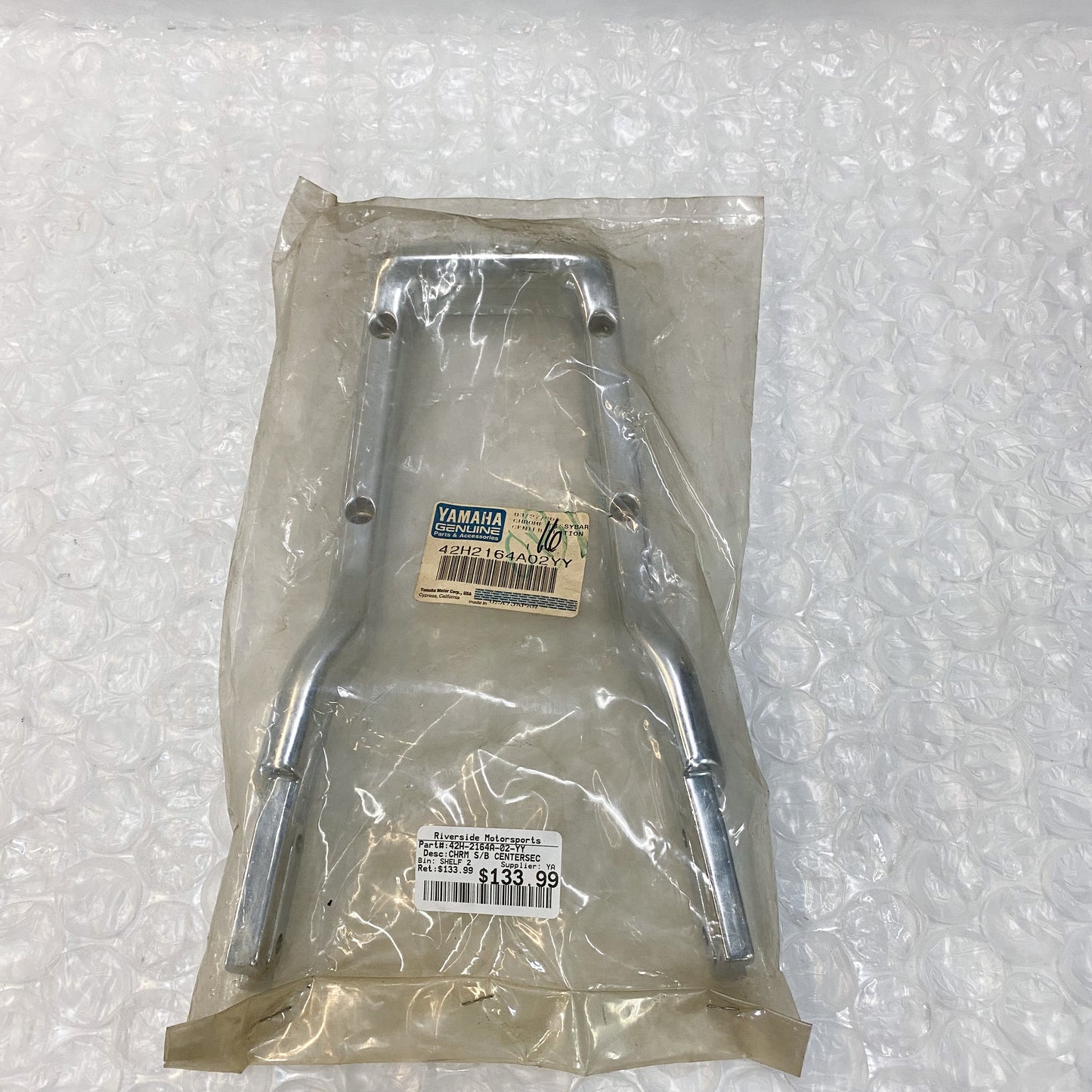 Yamaha Chrome Sissy Bar Center Section 42H-2164A-02-YY