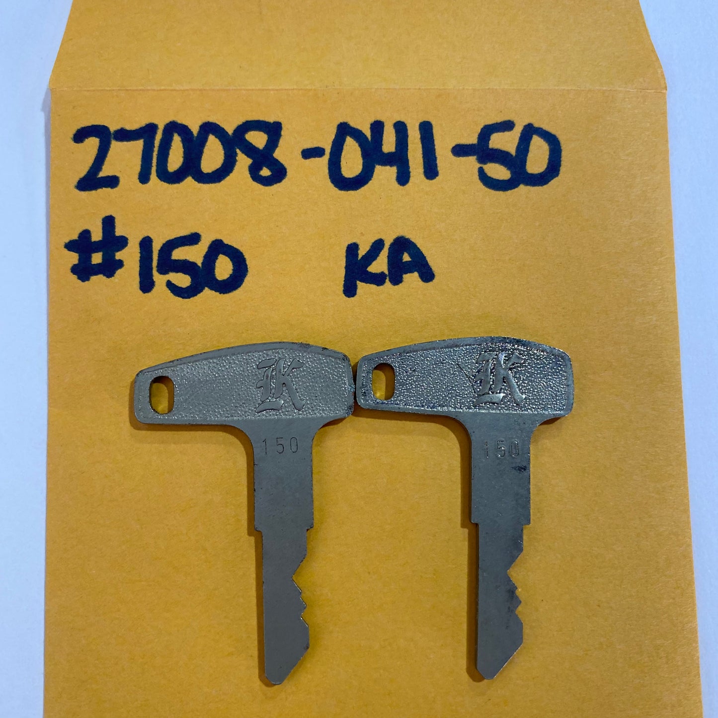 Kawasaki Key Set #150 27008-041-50 (set of 2)