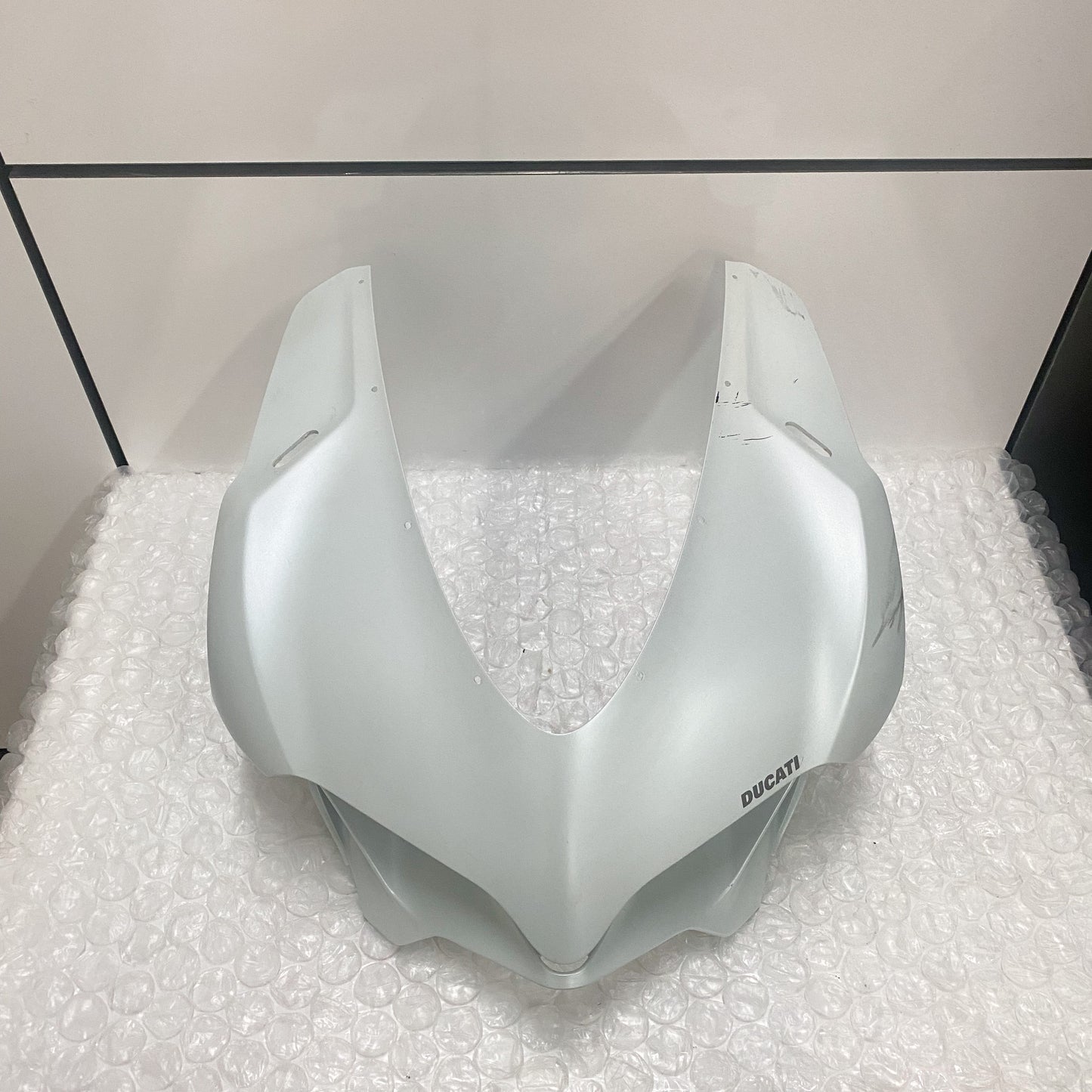 Ducati 959 Complete Headlight Fairing, White 481P3631AW USED