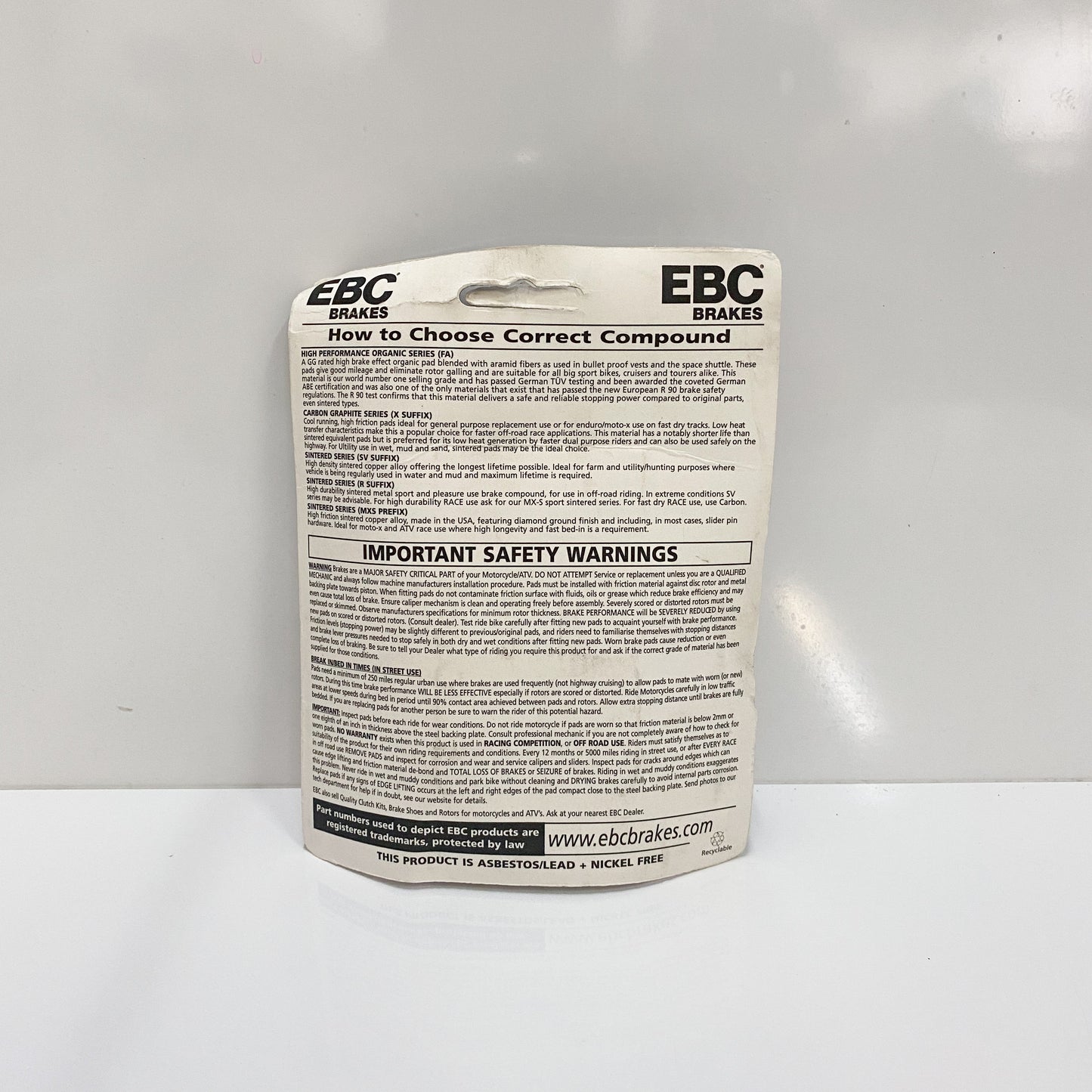 EBC FA18 Euro Brake Pads