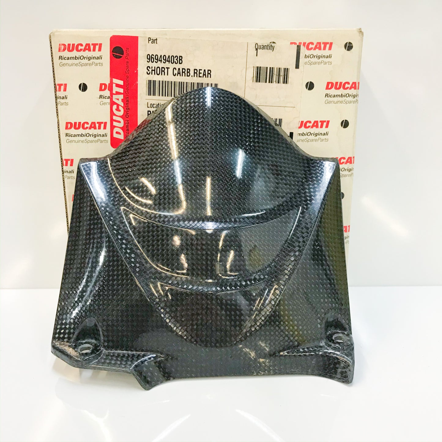 Ducati OEM Short Carbon Rear Mudguard 749/999 96949403B