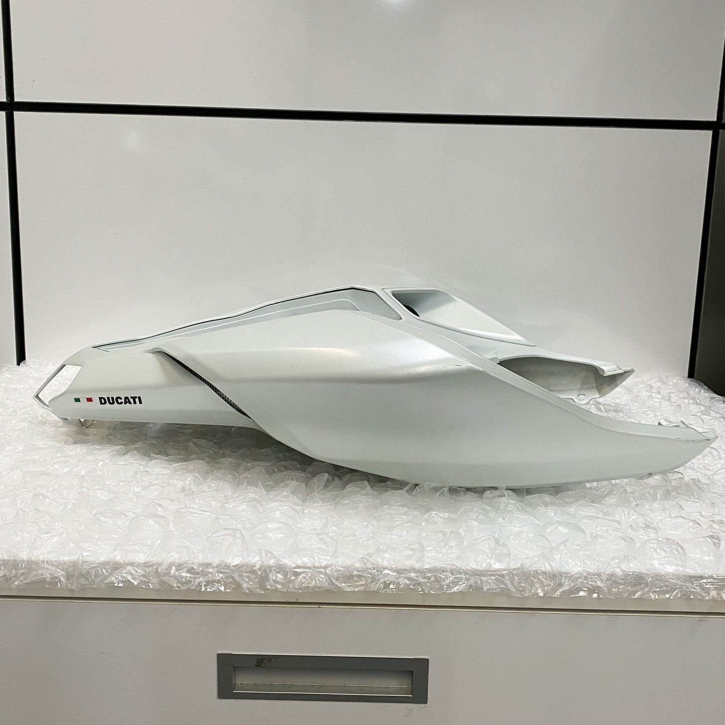 Ducati 848 EVO Rear Tail Guard White 48321701AW USED