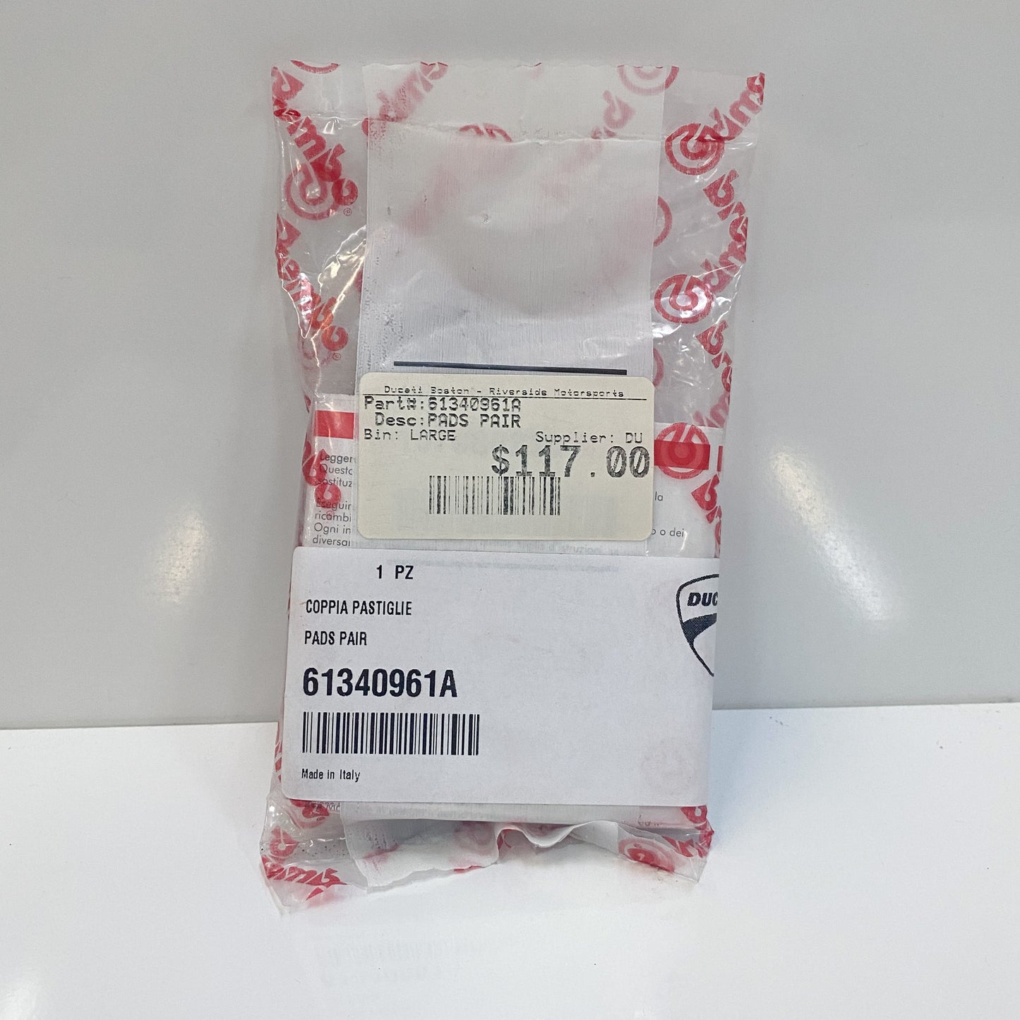 Ducati OEM Front Brake Pads Pair 61340961A