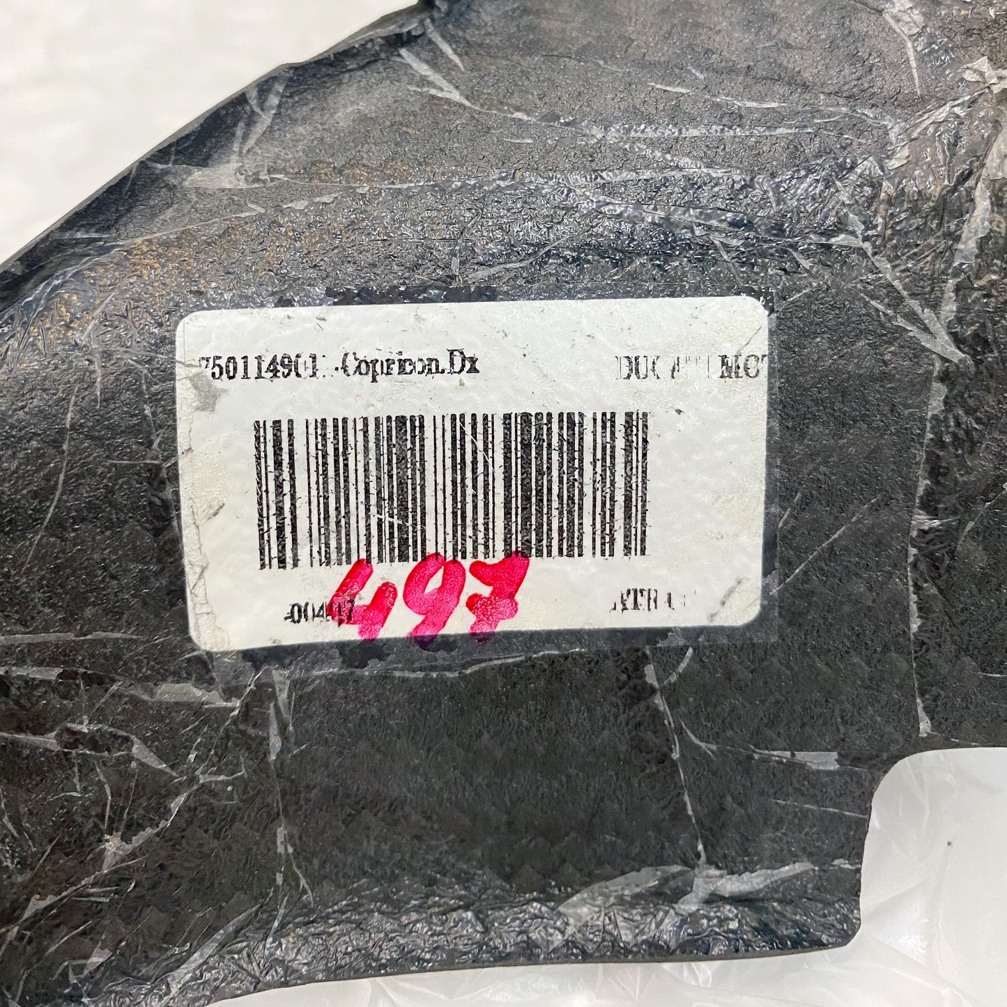 Ducati Carbon Air Duct Covers 1098R/1198R 460Z0021A& 460Z0021B USED
