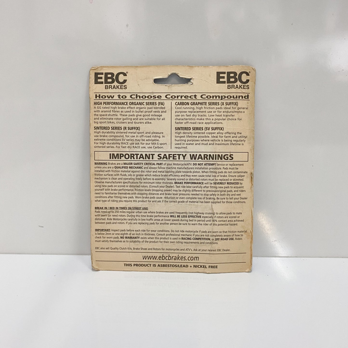 EBC FA95 Disc Brake Pad Set