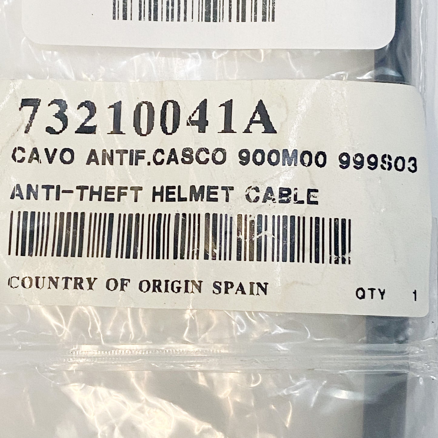 Ducati Helmet Anti-Theft Wire 749/999 73210041A