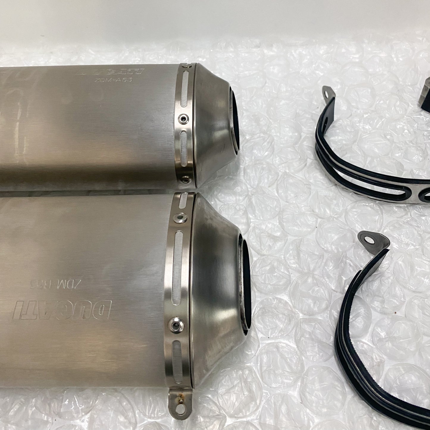 Ducati 848/1098/1198 Stock OEM Exhaust Take-Off 57411963C & 57311993C (1)