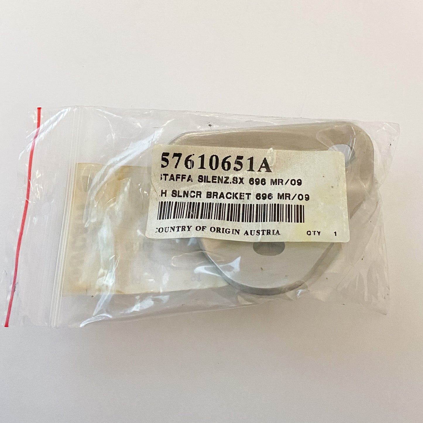 Ducati Bracket, Left Silencer 696/796/1100 57610651A