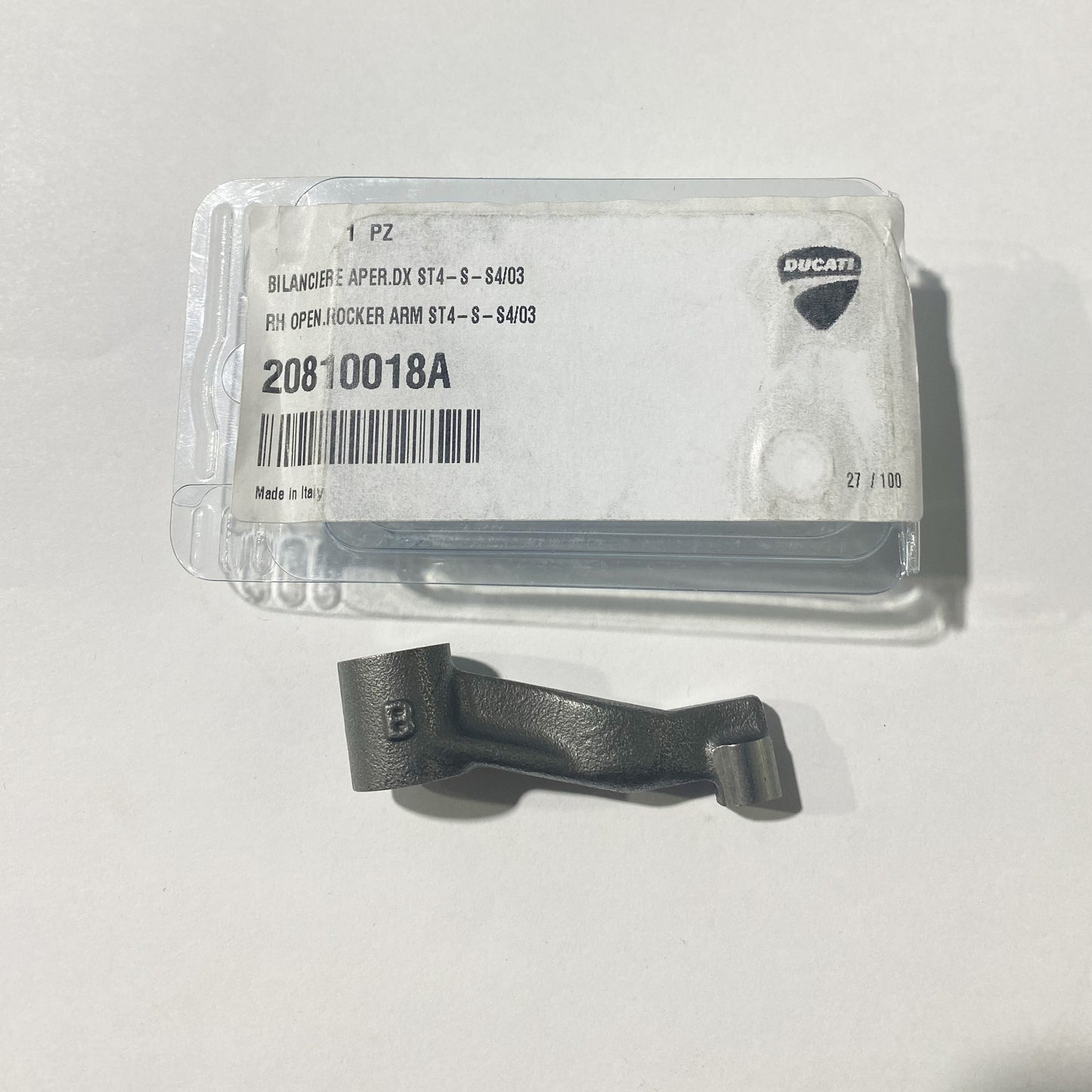 DUCATI OPENING ROCKER ARM 748-996B/01. R.H. OPENING ROCKER 20810018A