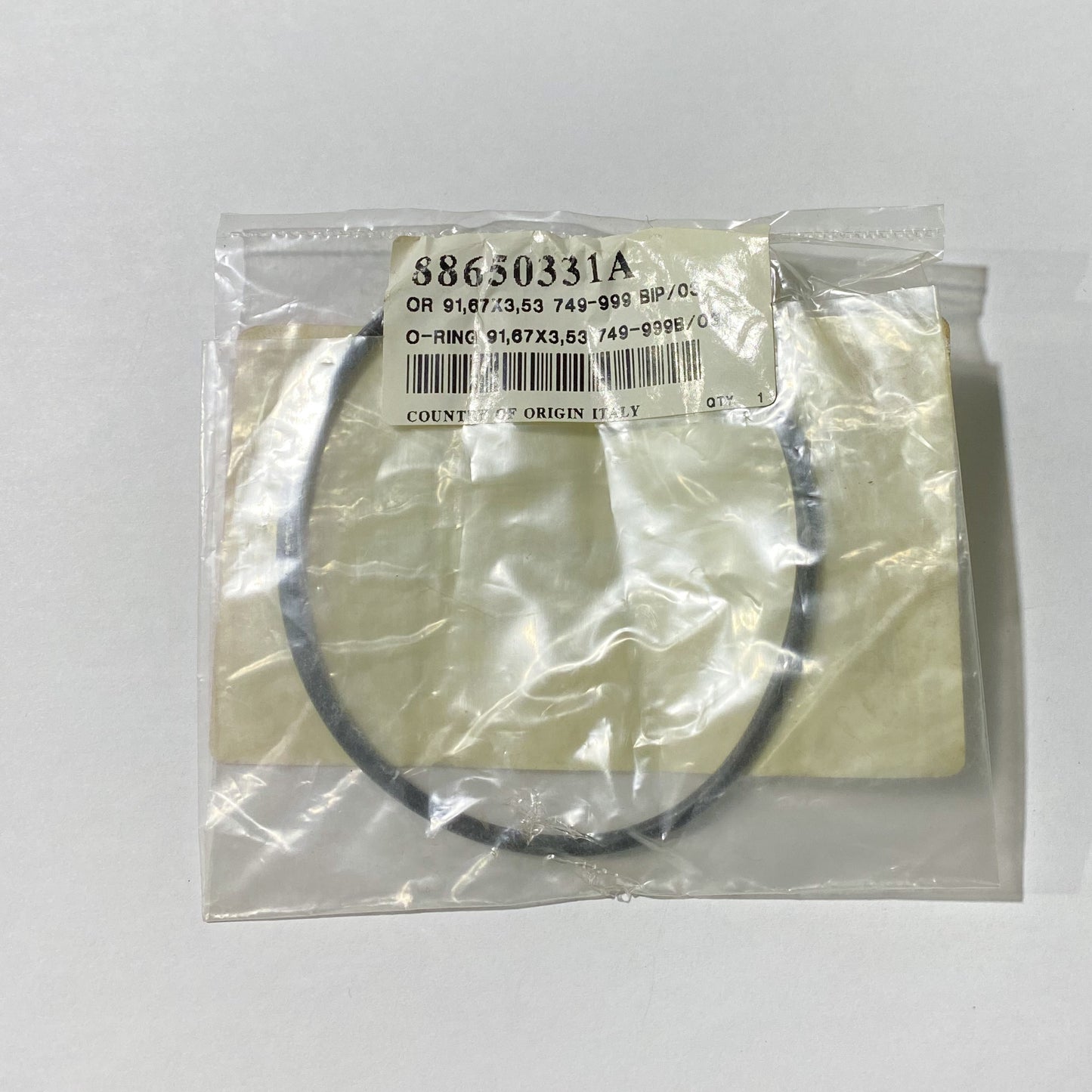 DUCATI O-RING 91,67X3,53 749-999B/03 88650331A