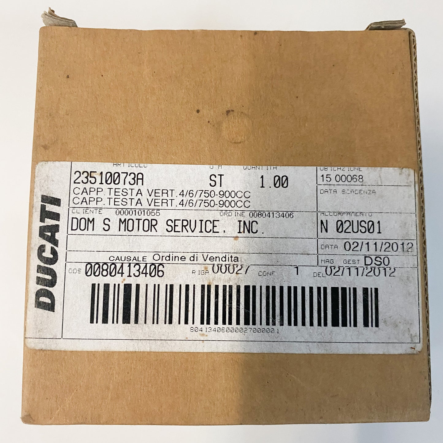 Ducati Vertical Rubber Cap 23510073A