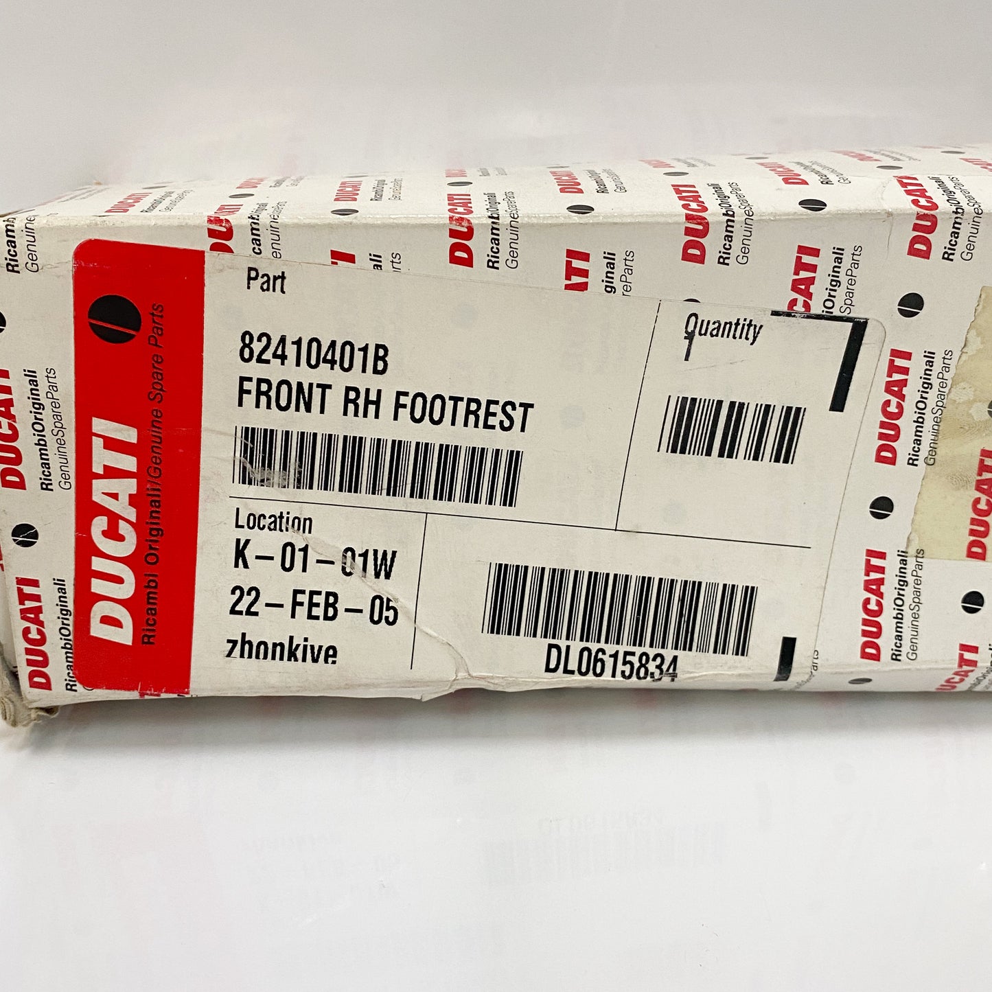 Ducati OEM Front R.H. Foot-Rest Holder ST2/ST3/ST4 82410401B