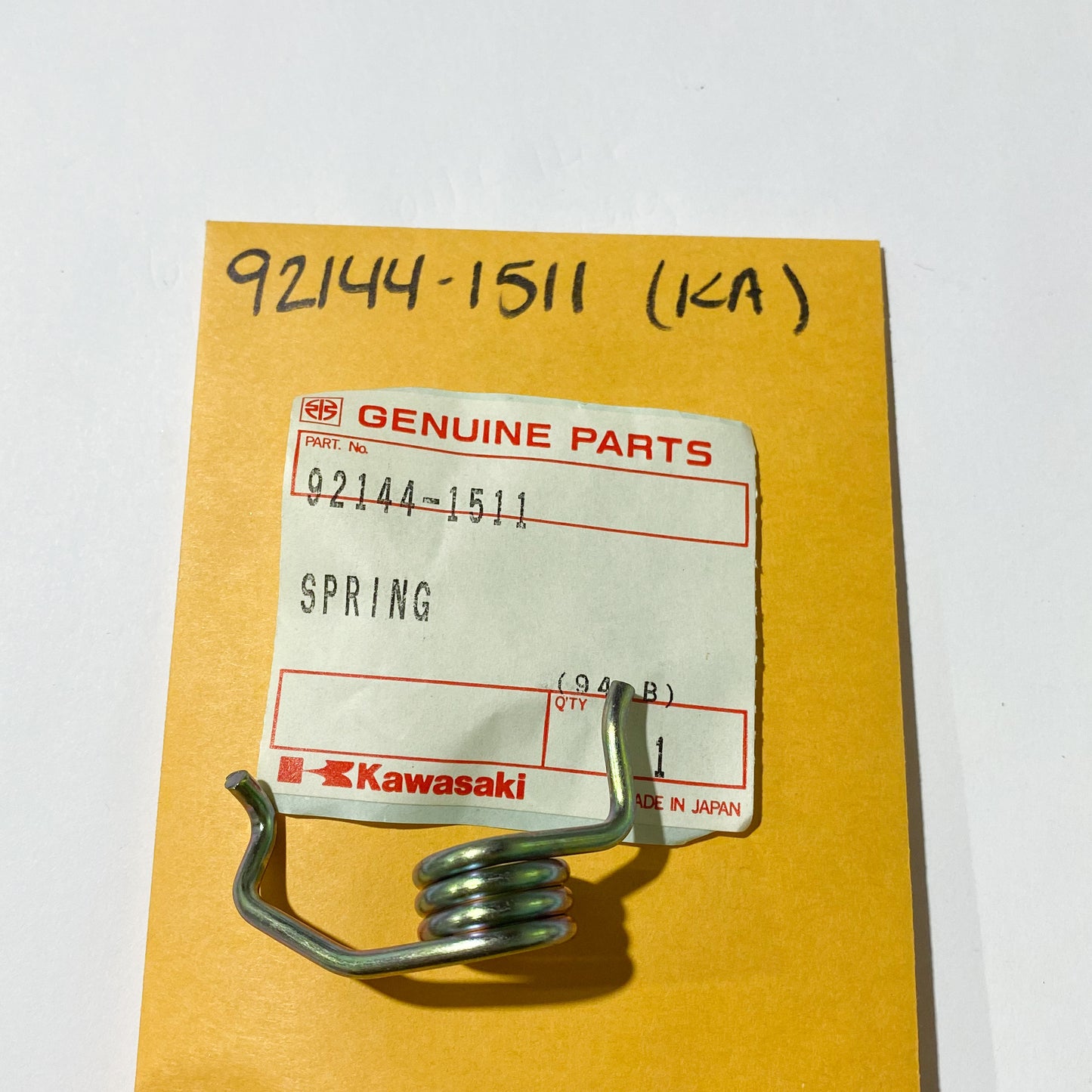 KAWASAKI SPRING,STEP,LH 92144-1511