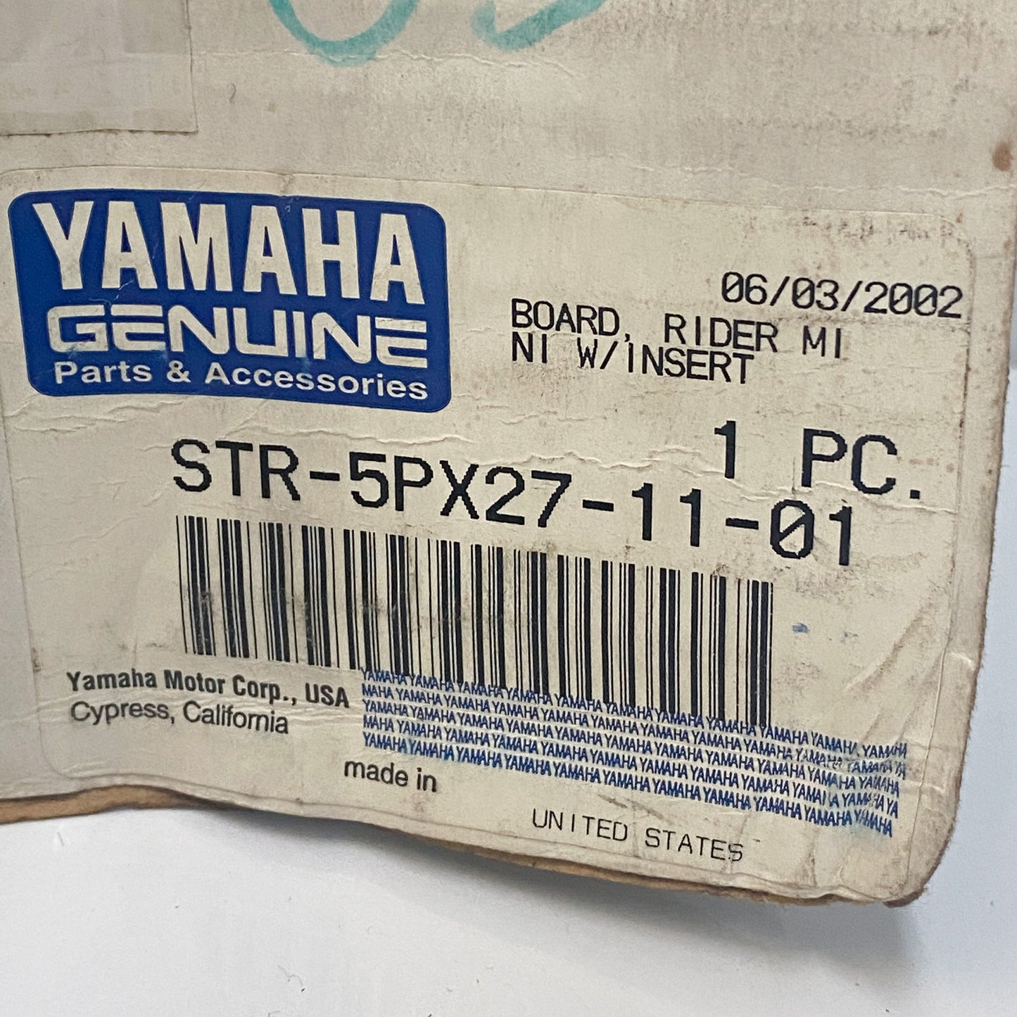 Yamaha Mini Rider Floor Boards W/ Insert, Road Star STR-5PX27-11-01