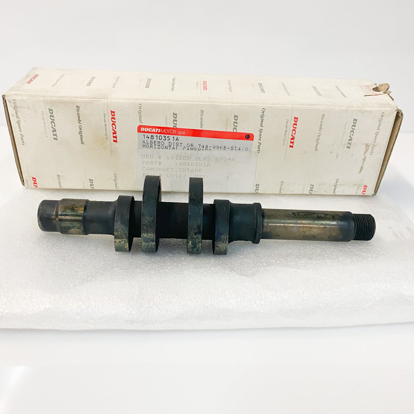 Ducati OEM Horizontal Camshaft Intake 14810351A