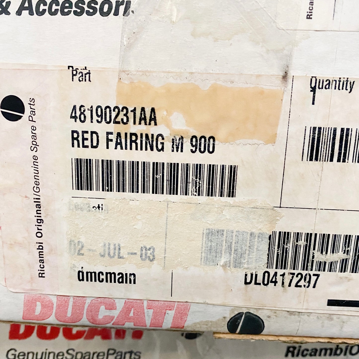 Ducati Monster Headlight Fairing 48190231AA