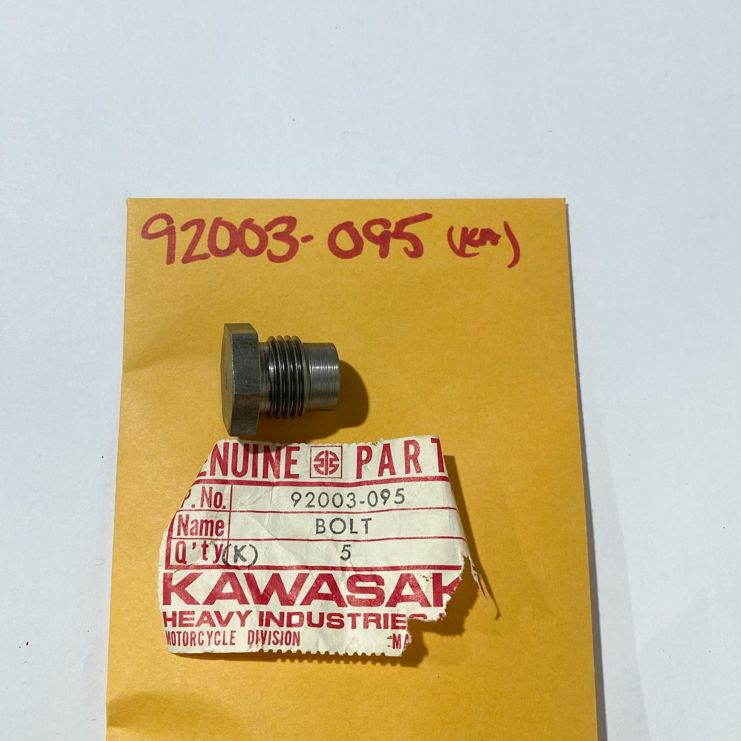 KAWASAKI BOLT 92003-095