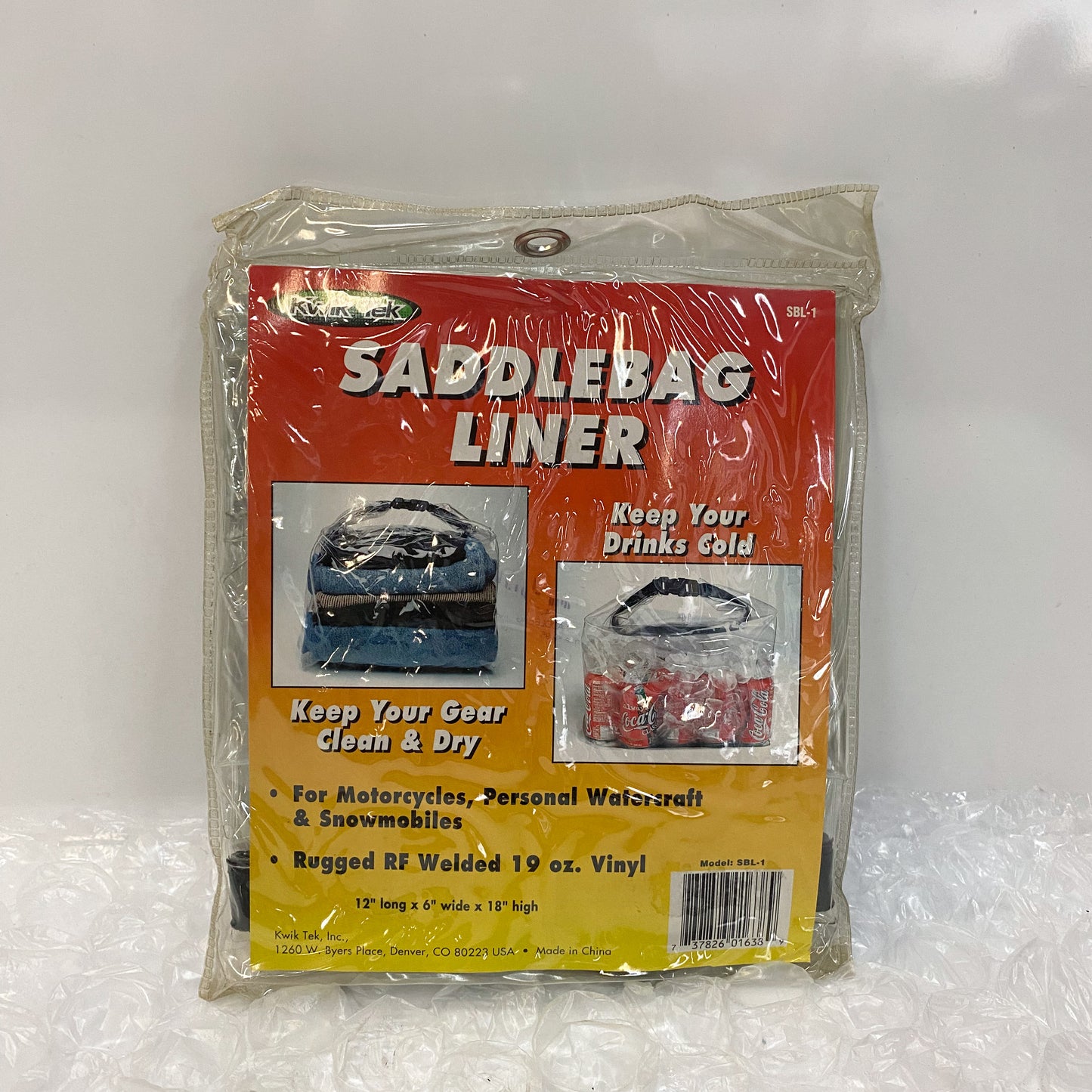 Kwik Tek Saddlebag Liner 12x6x18” 493-2247