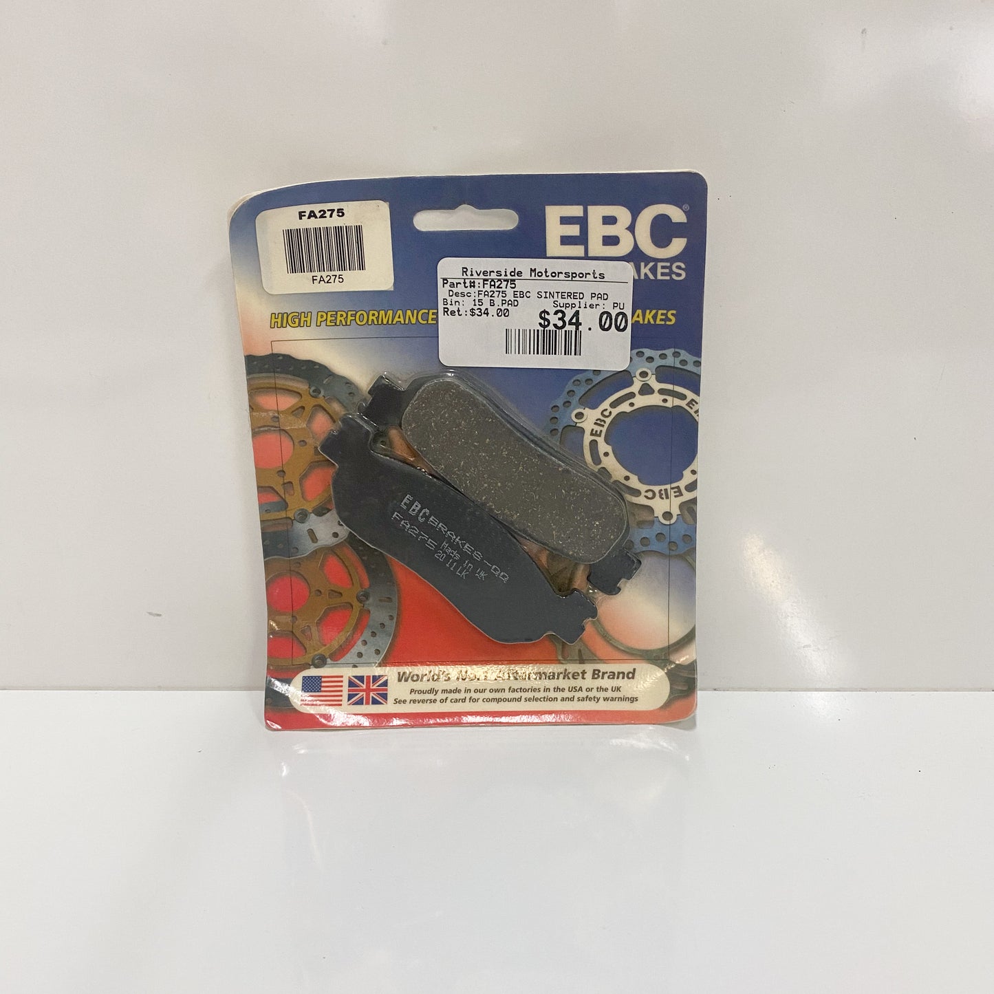 EBC FA275 Rear Brake Pads