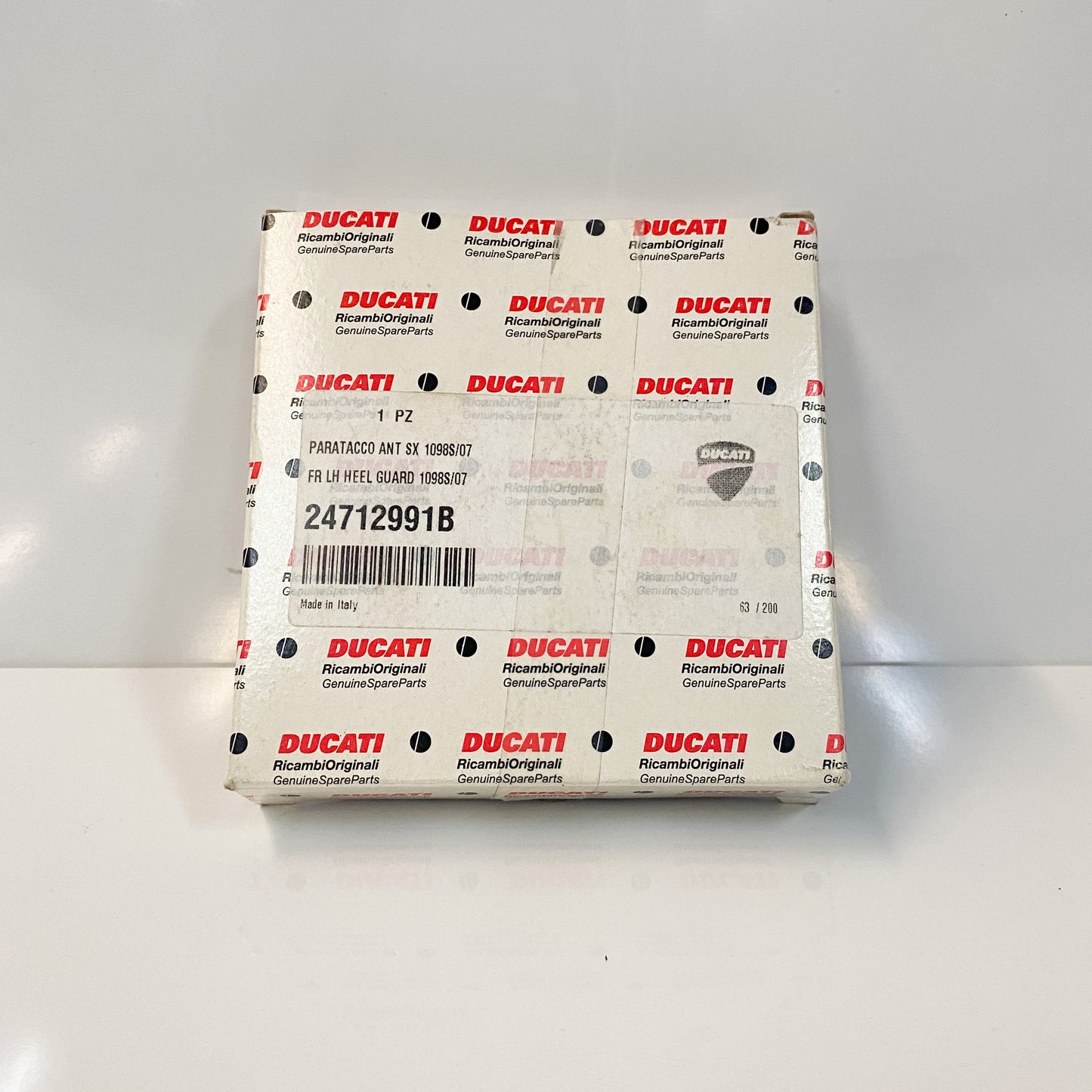 Ducati Front Left Heel Guard 848/1098/1198 24712991B