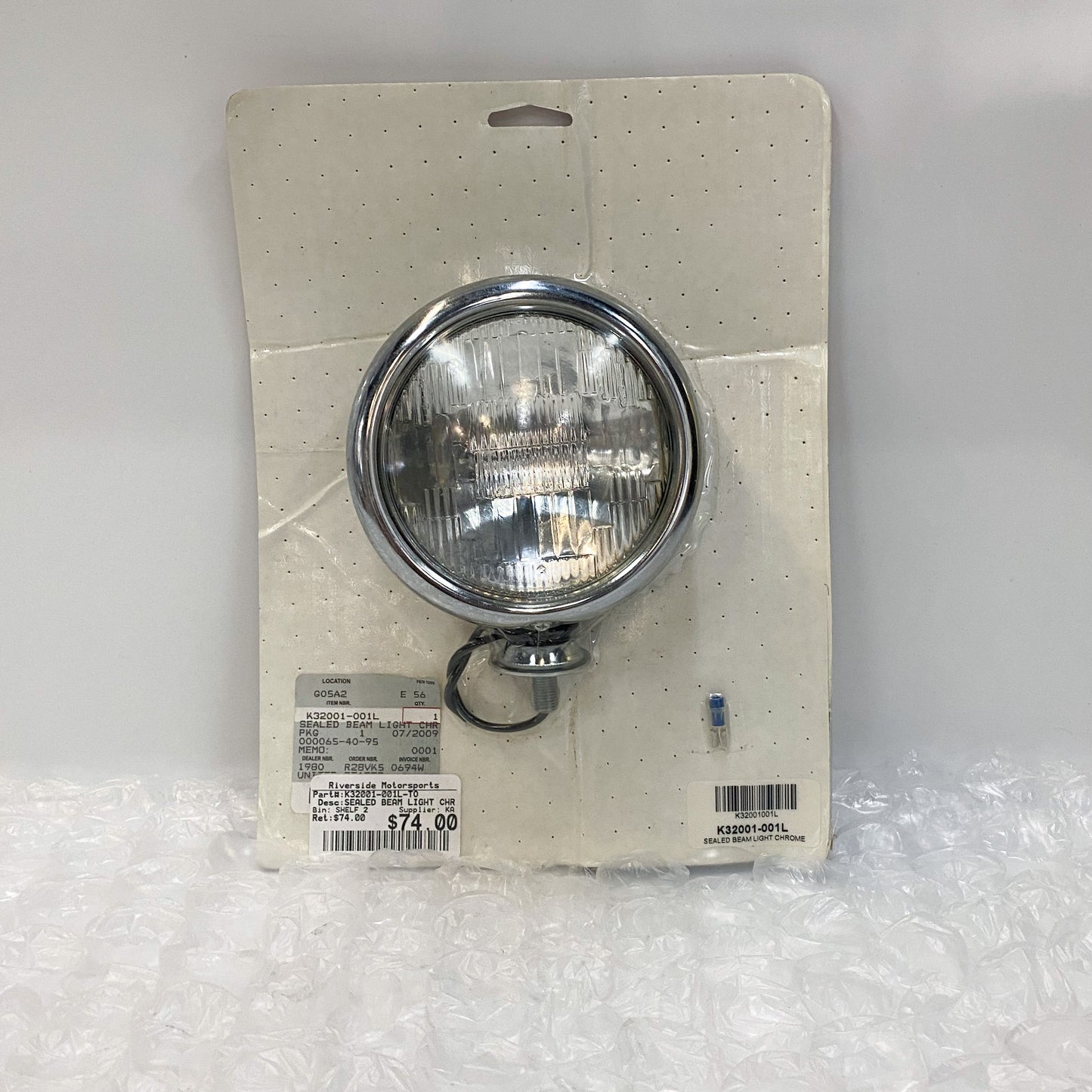 Kawasaki Vulcan Sealed Beam Light Chrome K32001-001L