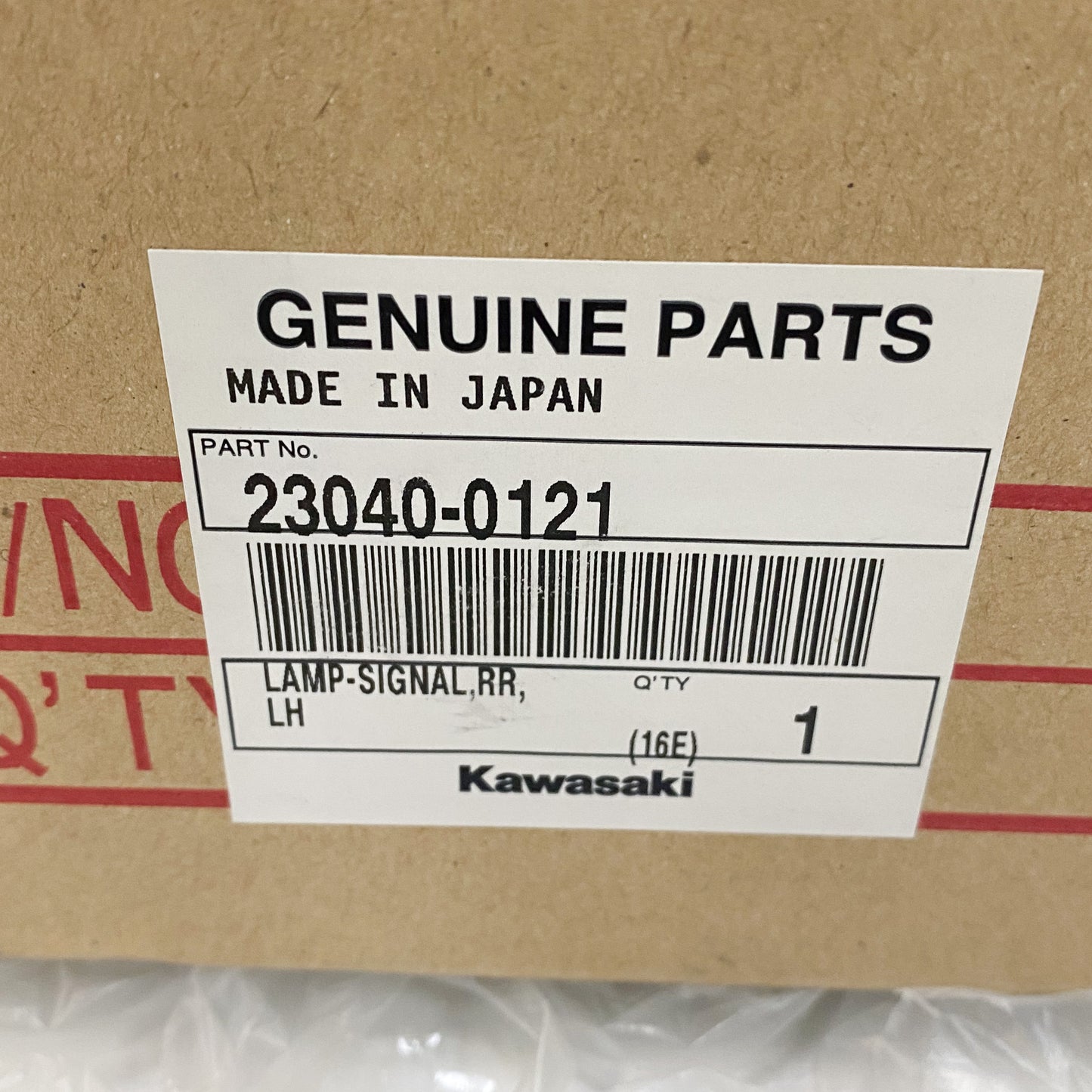 Kawasaki Lamp Signal, RR, LH 23040-0121