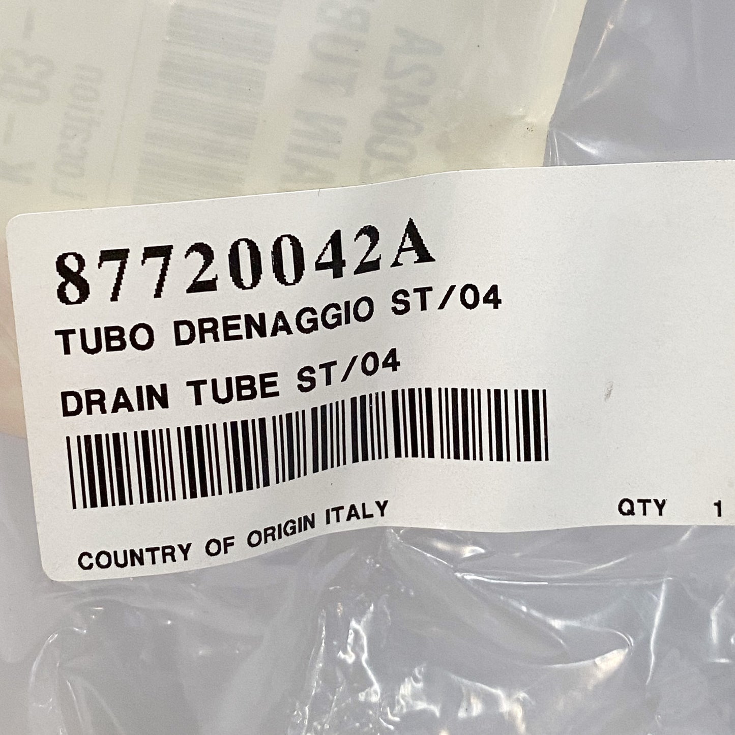 Ducati OEM Drain Tube, ST3 & ST4- 87720042A