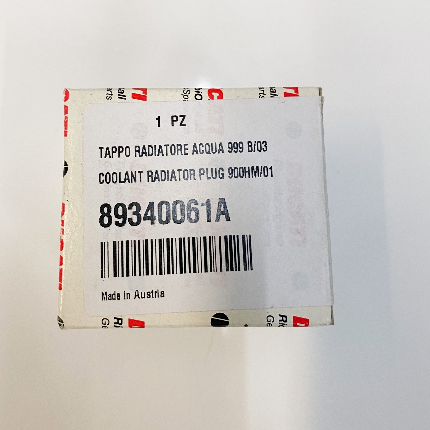 Ducati OEM Coolant Radiator Plug 89340061A