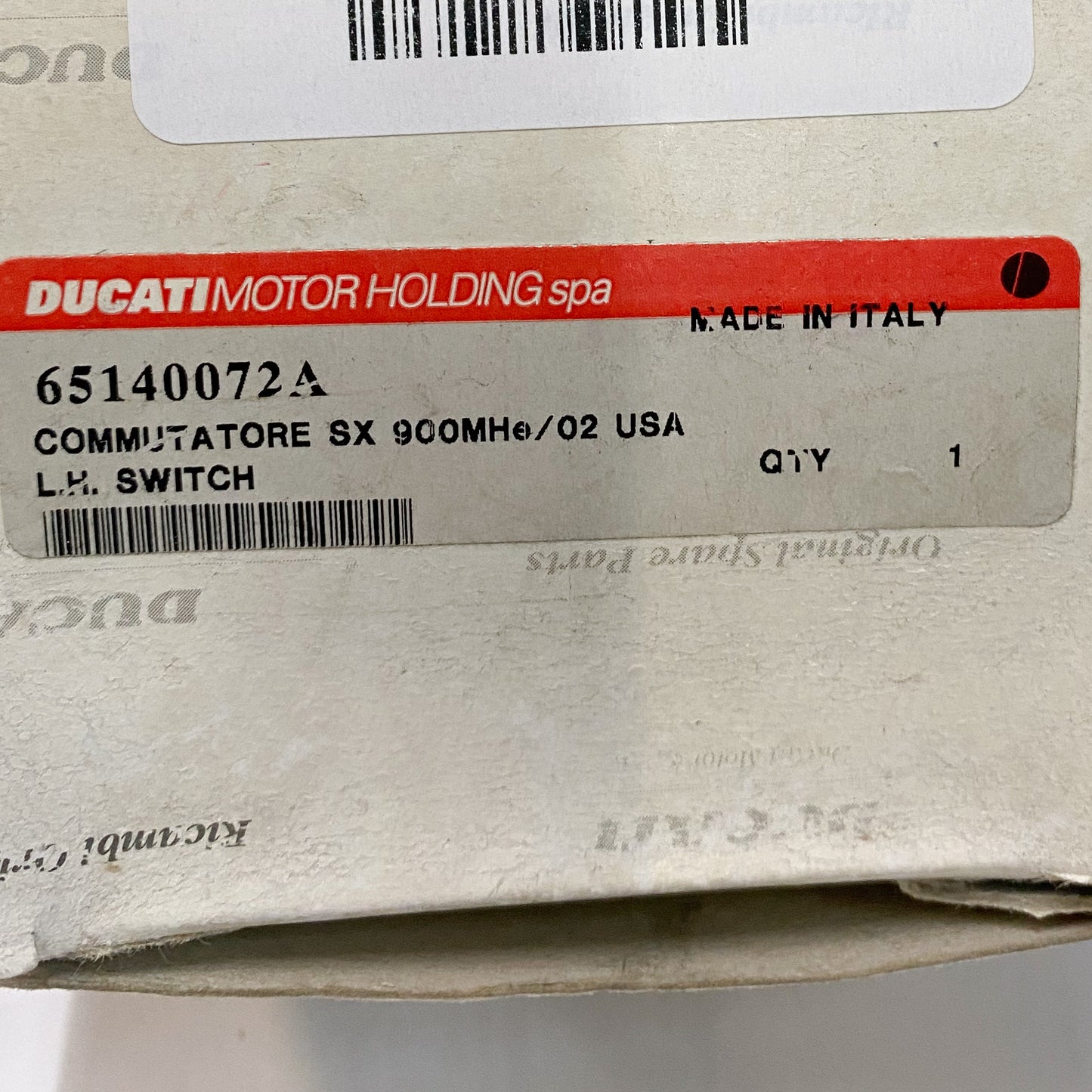 Ducati Left Hand Switch 750M-900SS 65140072A