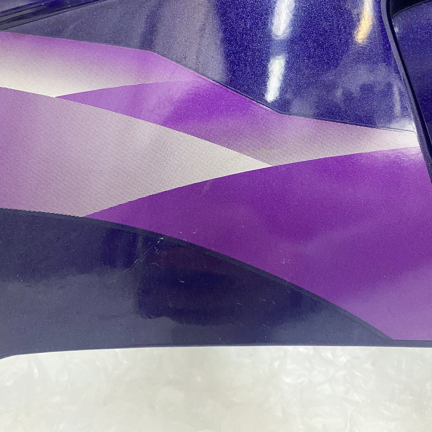 Kawasaki '99 ZX-9R RH Fairing Green/Violet 55050-5747-G9 USED
