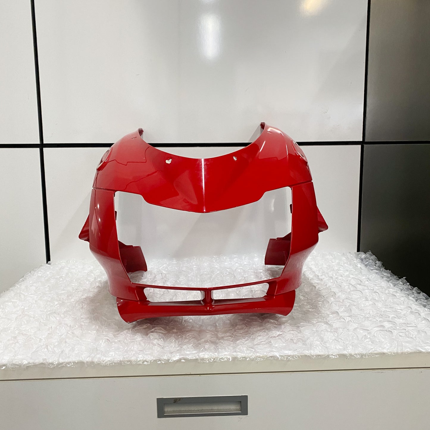 Ducati ST3/ST4 Front Headlight Cowling, Red 48110311BA Take - Off