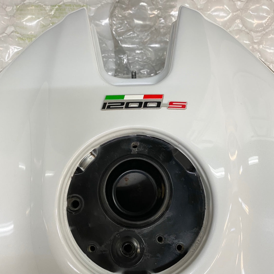 Ducati Monster 1200S Gas Tank White 58612001CB USED