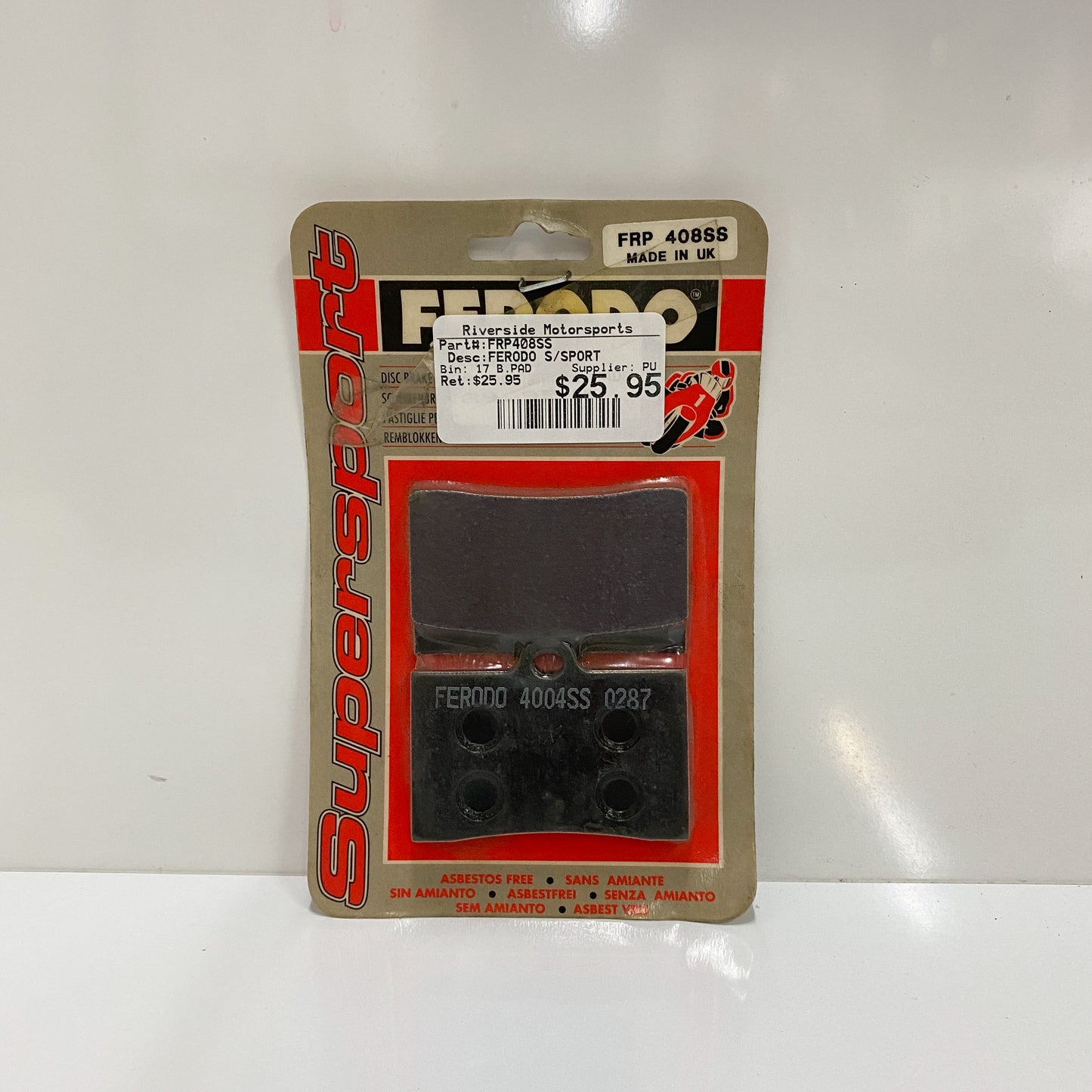 Ferodo FRP408SS Disc Brake Pads