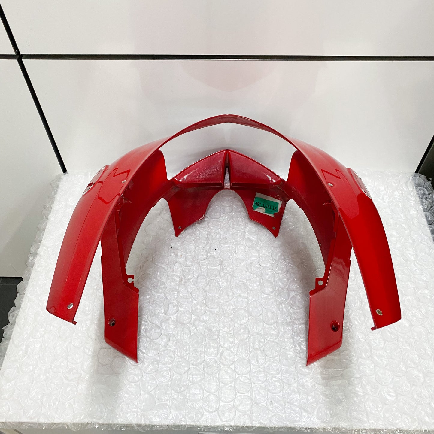 Ducati ST3/ST4 Front Headlight Cowling, Red 48110311BA Take - Off