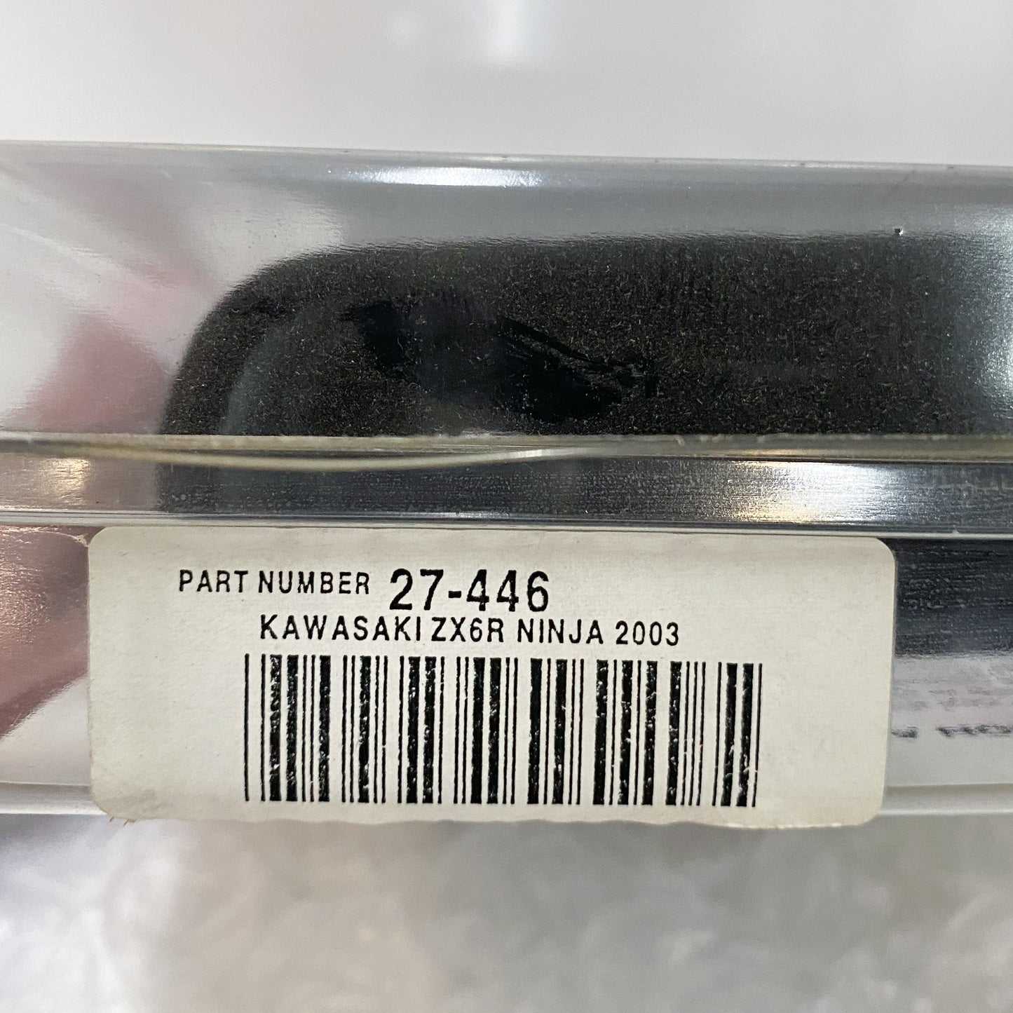 Targa 1/2 Tank Cover Black For Kawasaki ZX6R ZX6RR 03