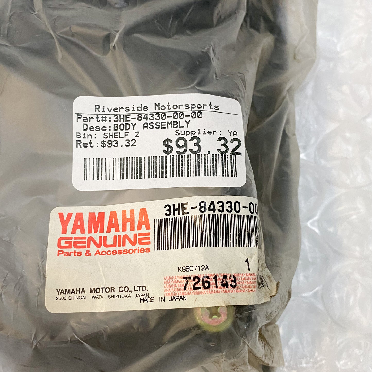 Yamaha Headlight Body Assembly 3HE-84330-00-00