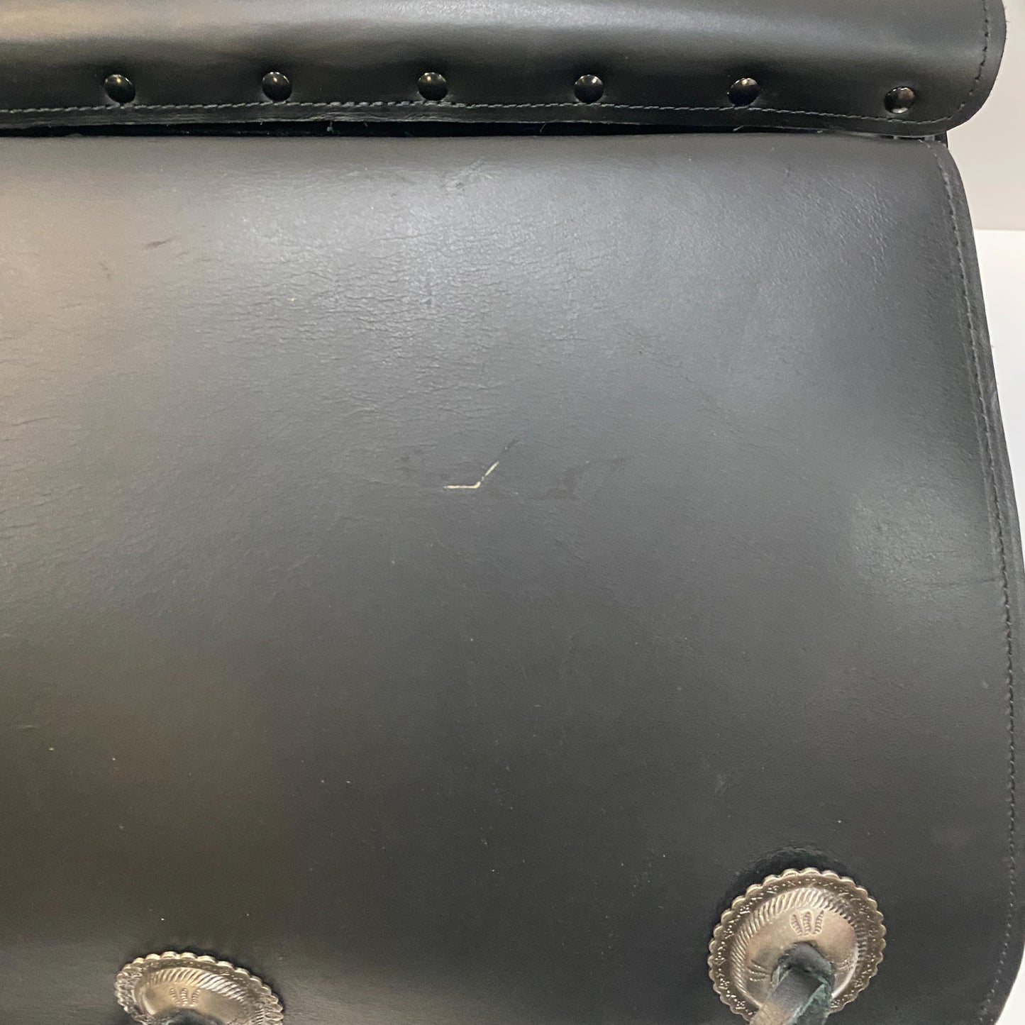 US. Saddlebag Co. Fringe Leather Saddlebags