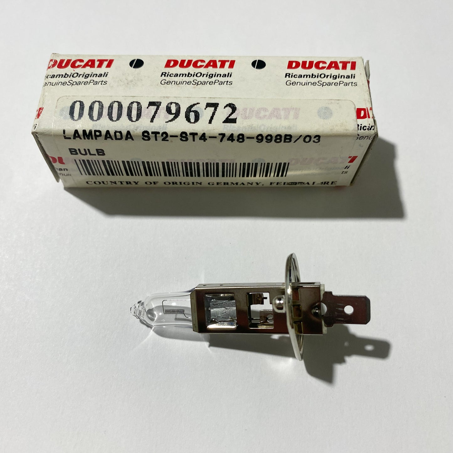 DUCATI BULB 12V 55W H1 HALOGEN 000079672