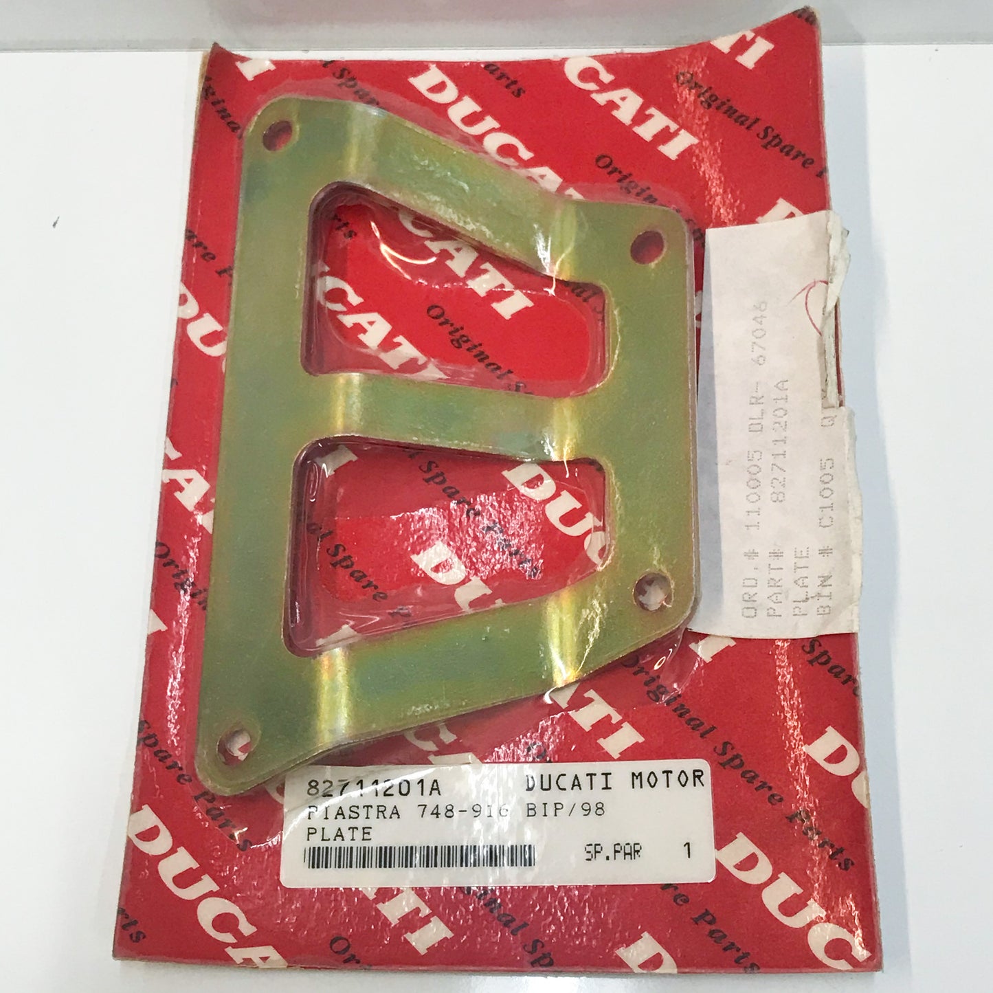Ducati Plate 748-916 82711201A