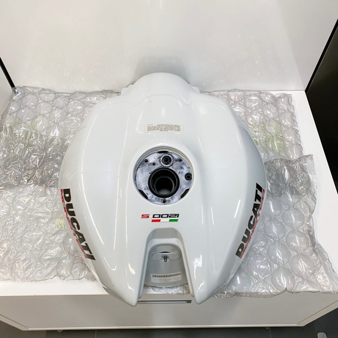 Ducati Monster 1200S Gas Tank White 58612001CB USED