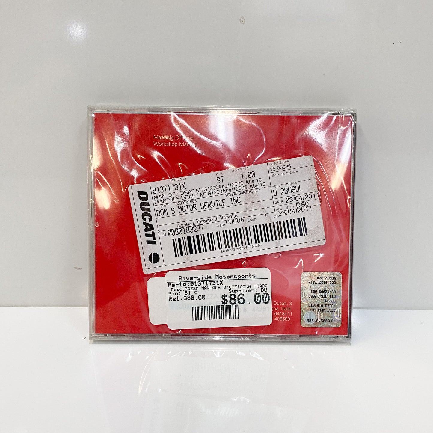 Ducati MTS 1200 ABS Workshop Manual Draft 91371731X