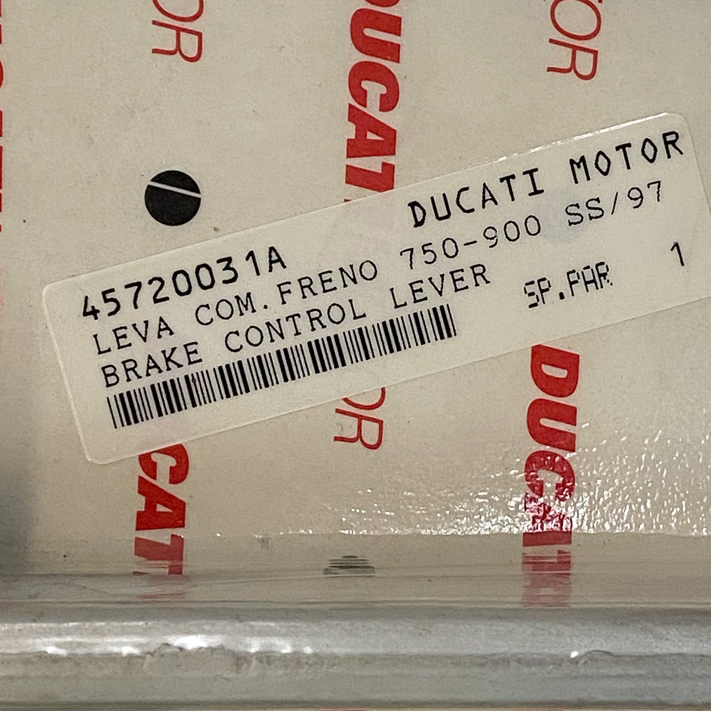 Ducati OEM Rear Brake Lever Pedal 45720031A